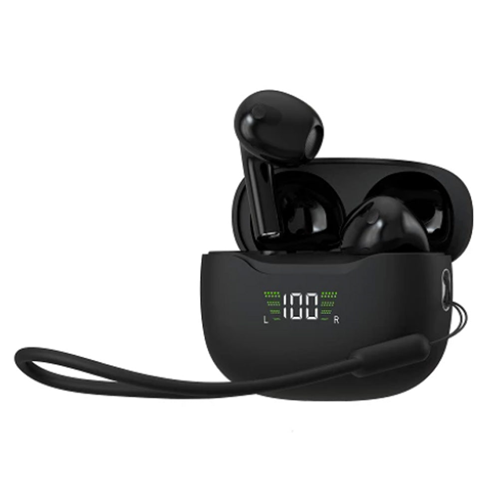 Fone de ouvido Bluetooth 5.3 preto BH11