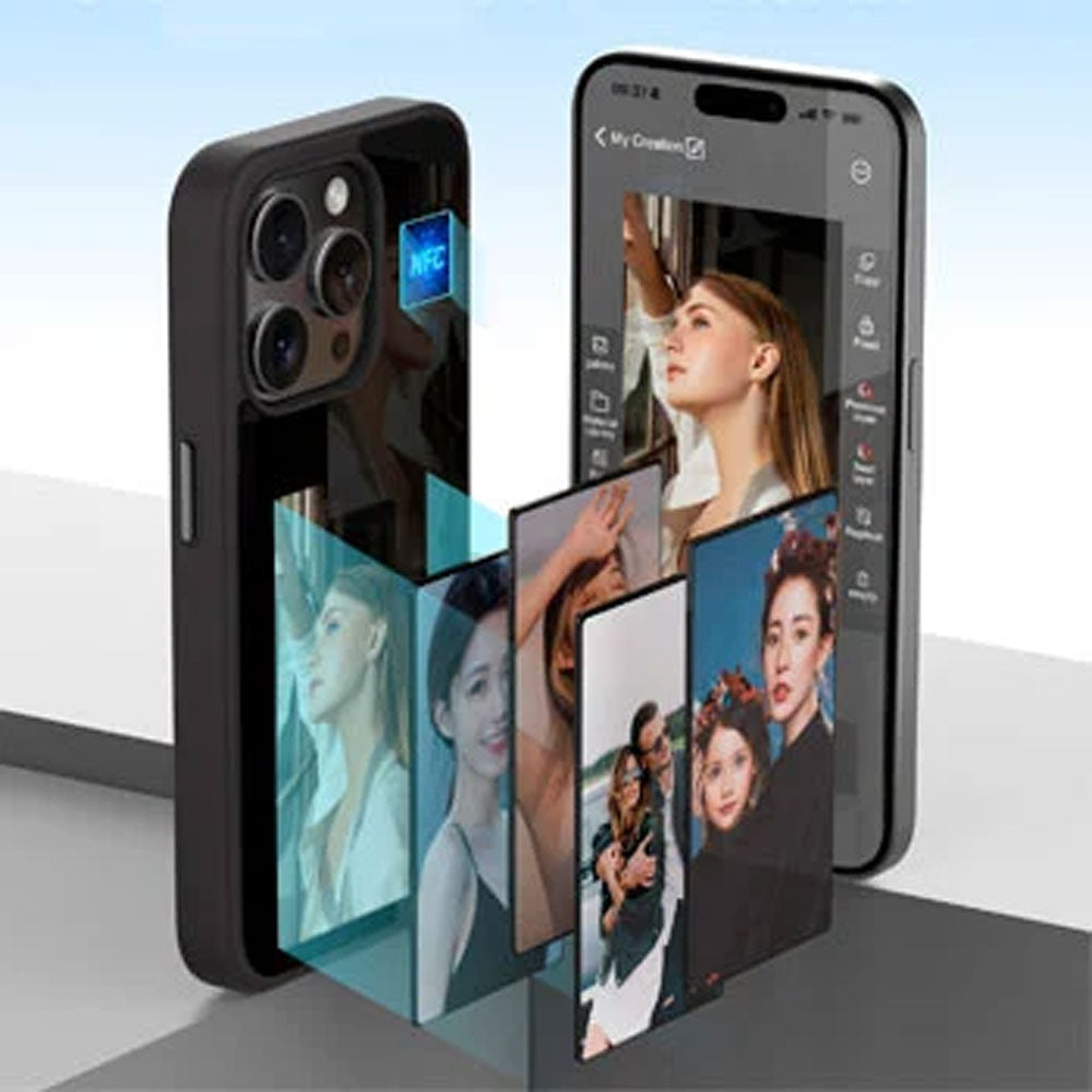 Funda Iphone con Pantalla Personalizable NFC