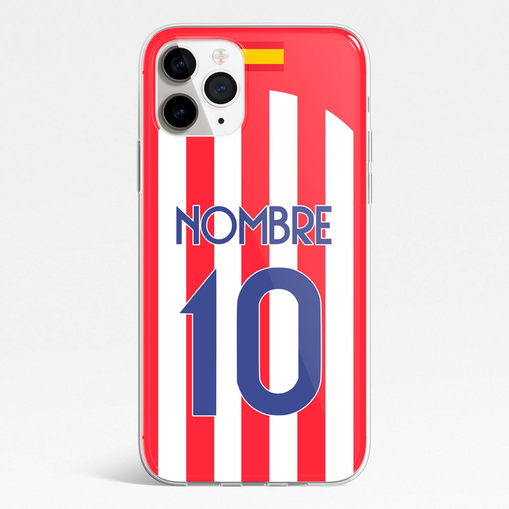 funda para movil atletico de madrid camiseta personalizada