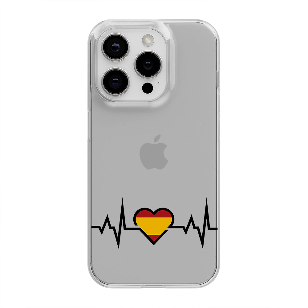 Funda Bandera España Corazón Sin Letras