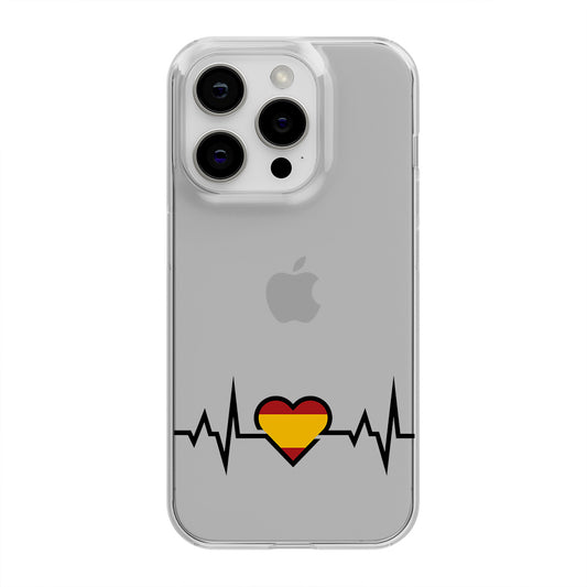 Funda Bandera España Corazón Sin Letras