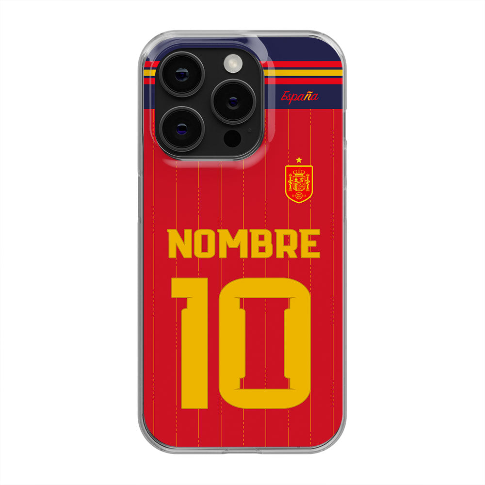 Funda de Móvil Camiseta Selección Española Mundial 2026 Personalizada (Local y Visitante)