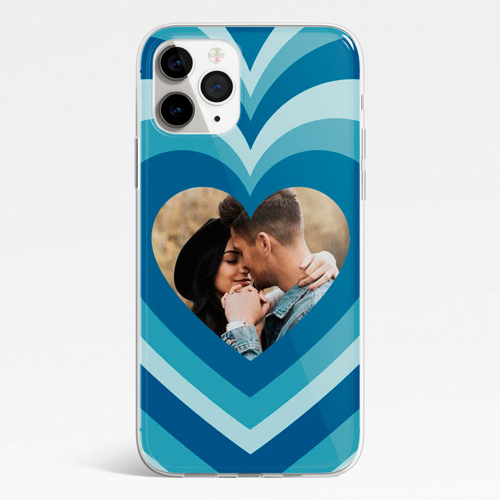 Funda Personalizada Corazones Colores Foto