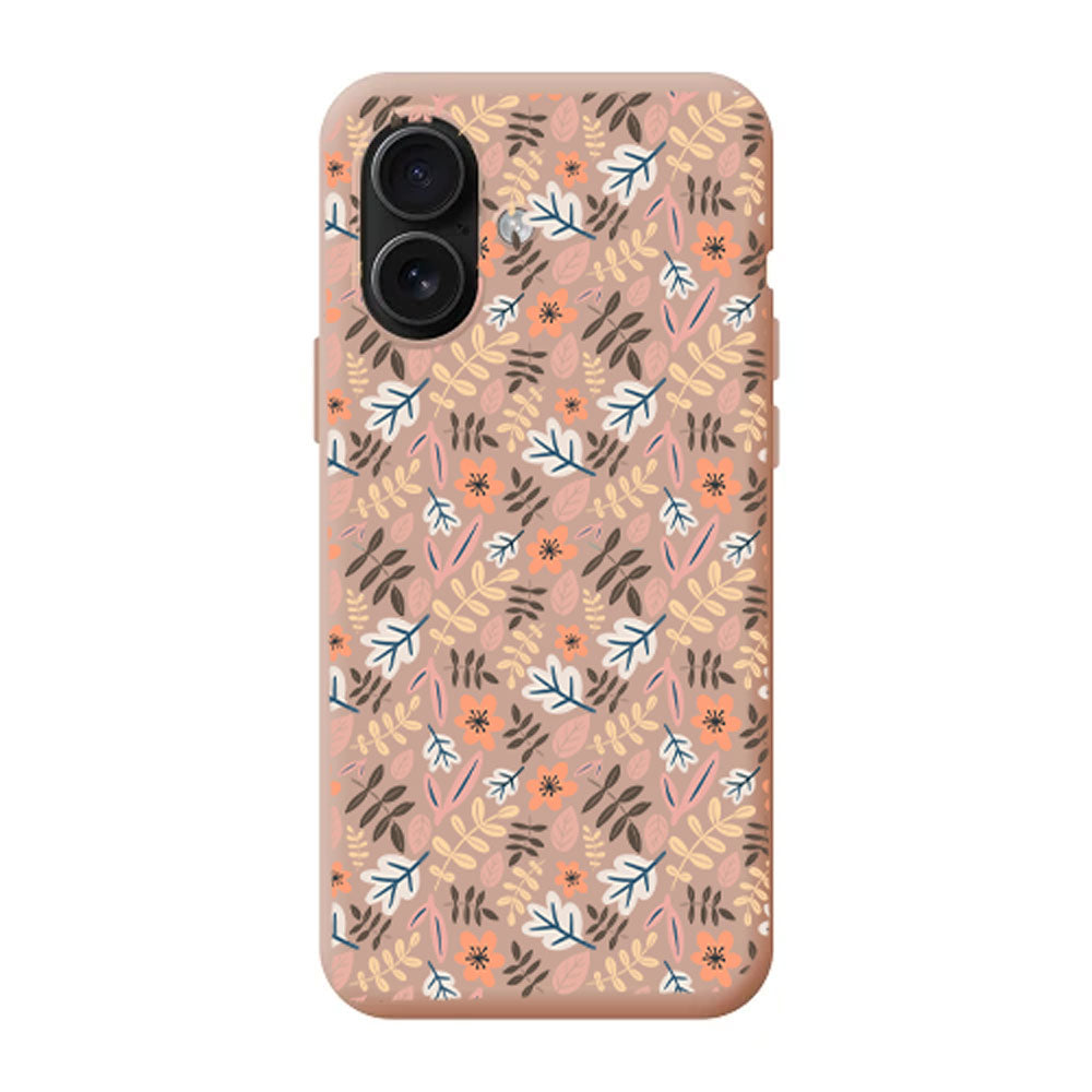 Funda Efecto Piel Suave Flores