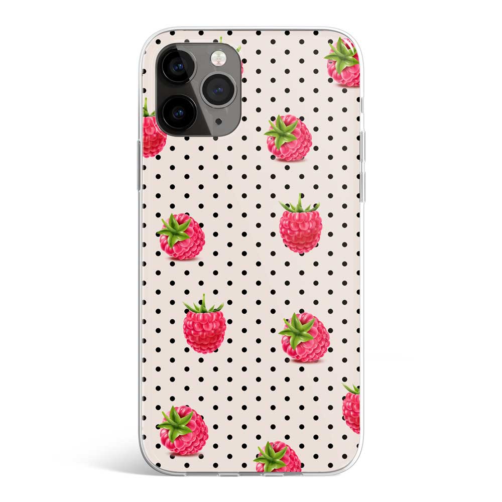 Funda Frambuesas Lunares