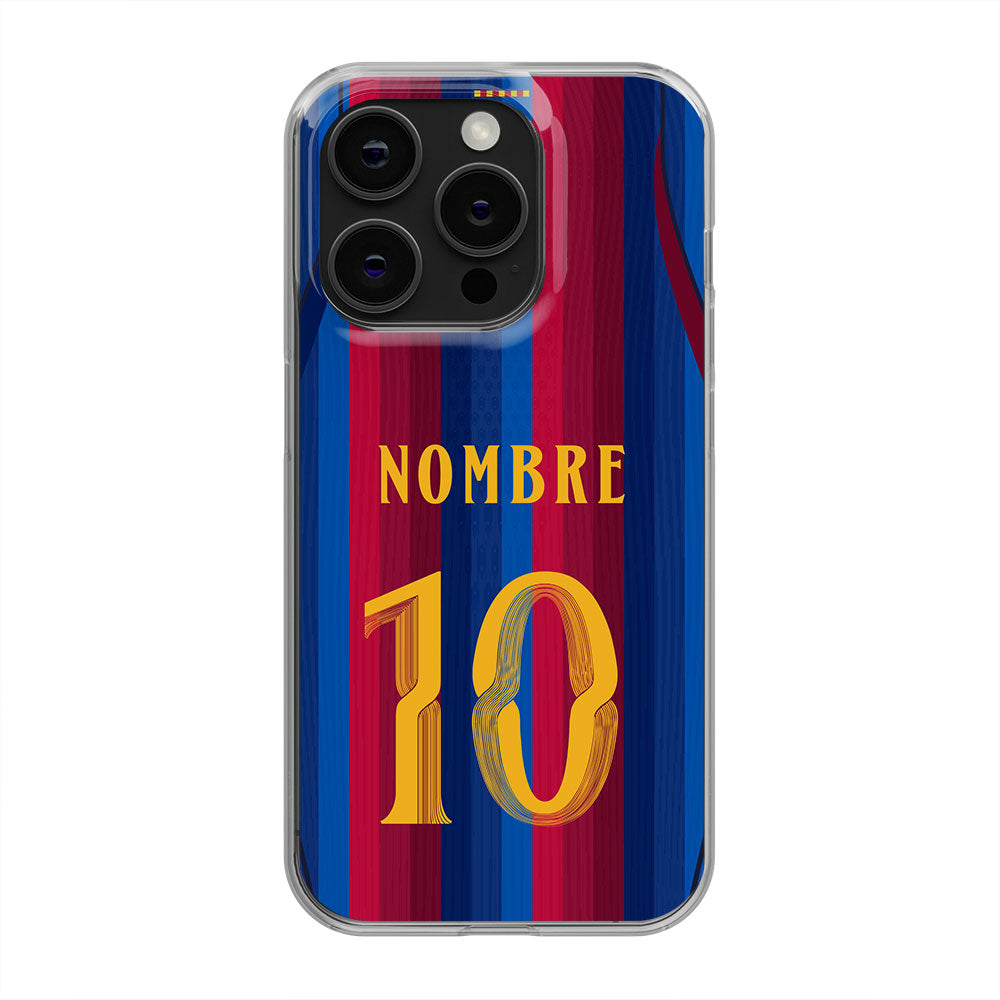 Funda de móvil personalizada Barcelona, camiseta Local 2026/27 | Kartoon Kase