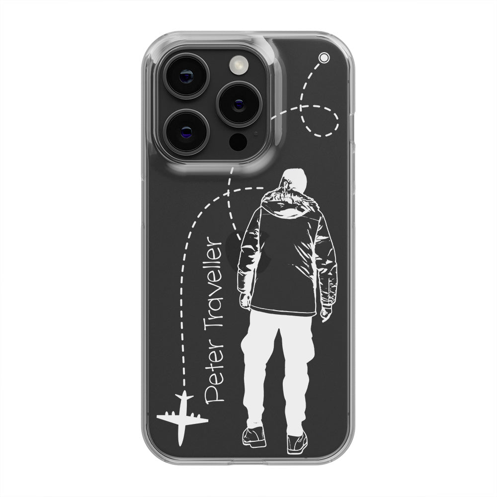 Funda Viajero Personalizada Silueta y Nombre