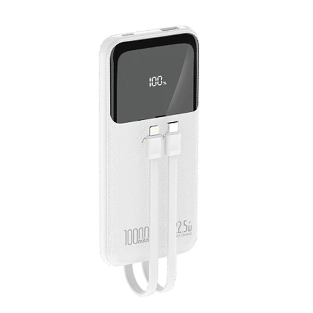 Bateria Externa Cables Integrados 10000 mha