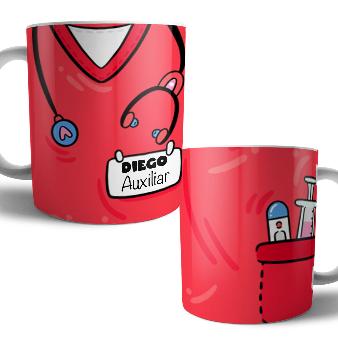 Uniforme personalizado Caneca Profissões Cores