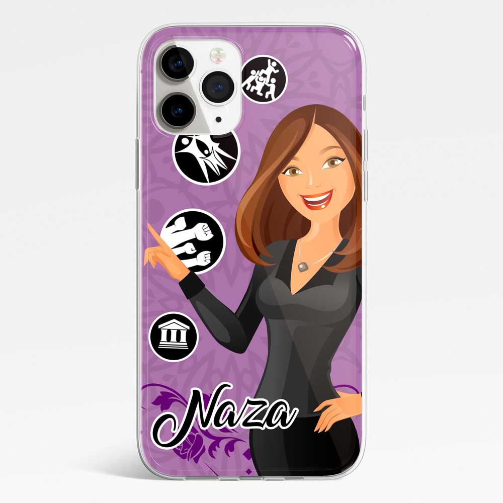 Funda Profesiones Personalizada Nombre