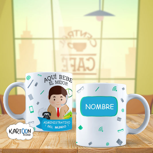Caneca Profissões Administrativas