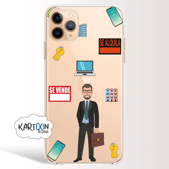 Funda Agente Inmobiliario Hombre Profesiones