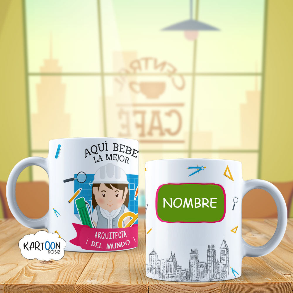 Taza Arquitecta Profesiones