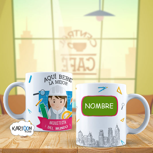 Caneca Profissões de Arquiteto