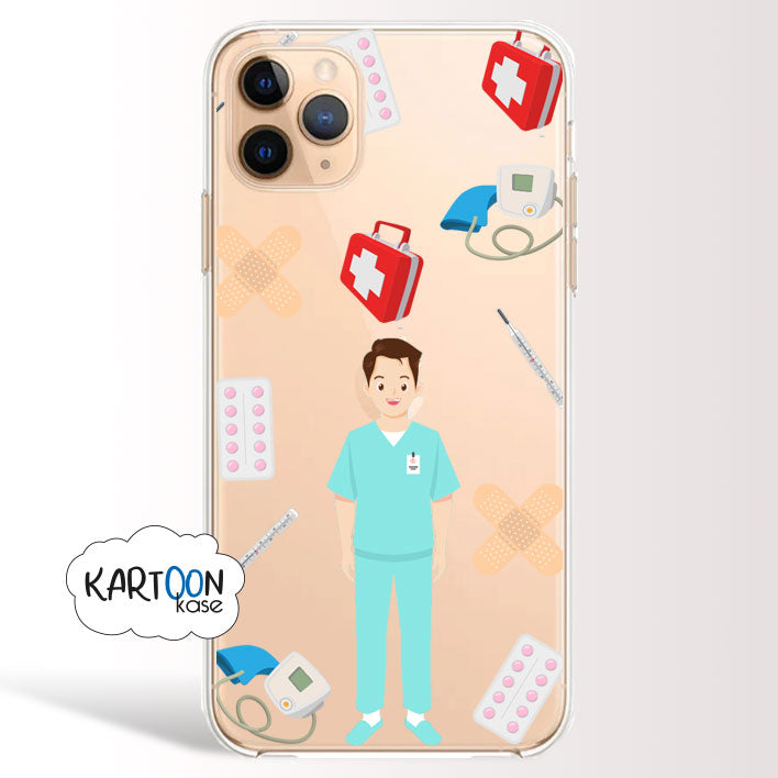 Funda Tecnico Auxiliar de Enfermeria Hombre Profesiones