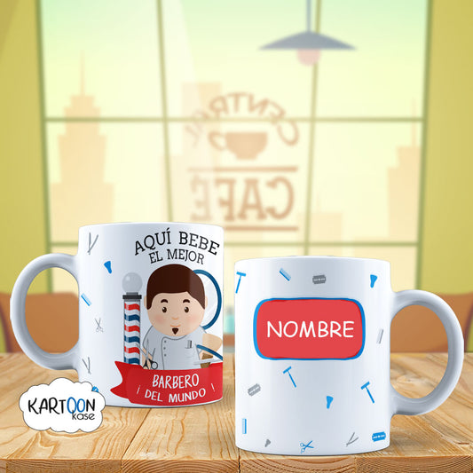 Taza Barbero Profesiones