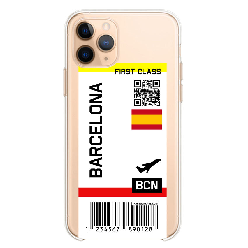 Capa do Cartão de Embarque de Barcelona 