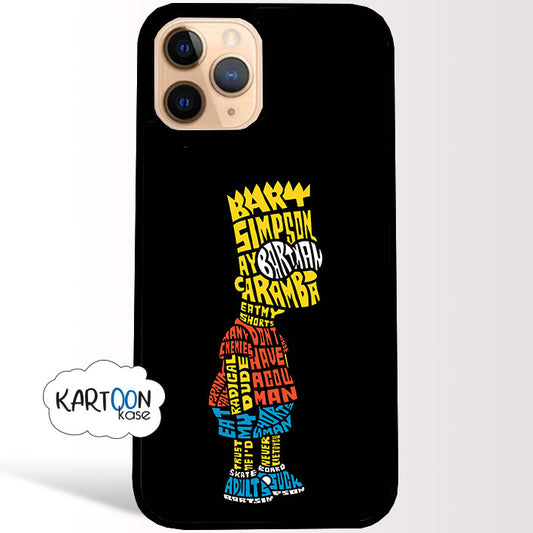 Funda Bart Simpson Caligram