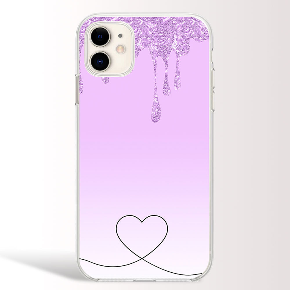 Estojo Gotas Derretidas Brilhantes Personalizadas