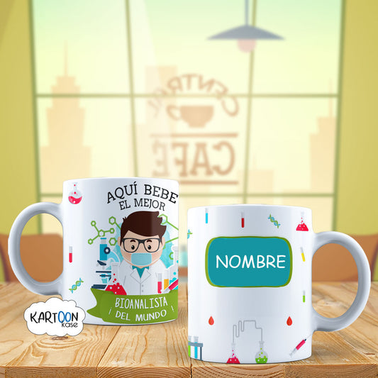Caneca Profissões de Bioanalista