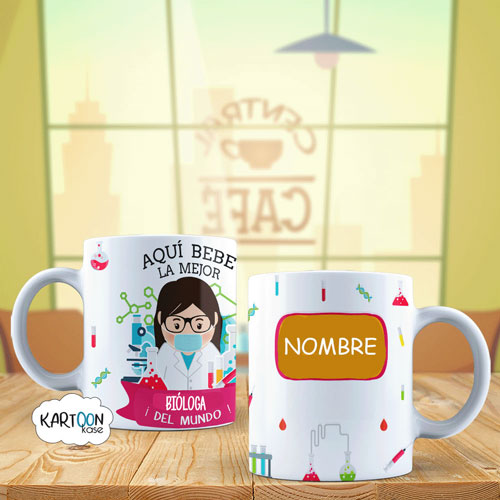 Caneca Biologia Profissões