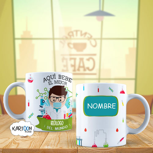 Taza Biologo Profesiones