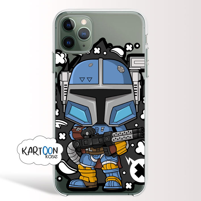 Funda Blue Mandalorian Pop Culture