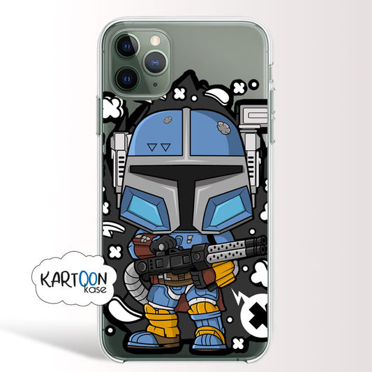 Funda Blue Mandalorian Pop Culture