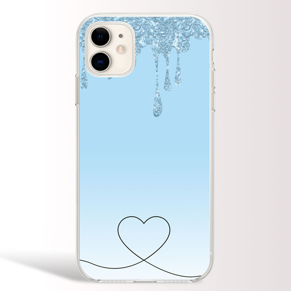 Estojo Gotas Derretidas Brilhantes Personalizadas