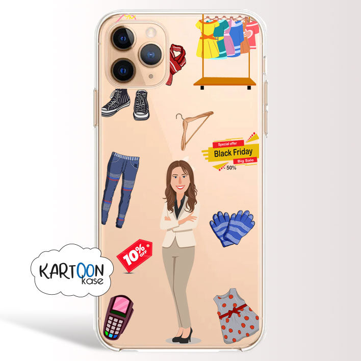 Funda Dependienta Ropa Profesiones