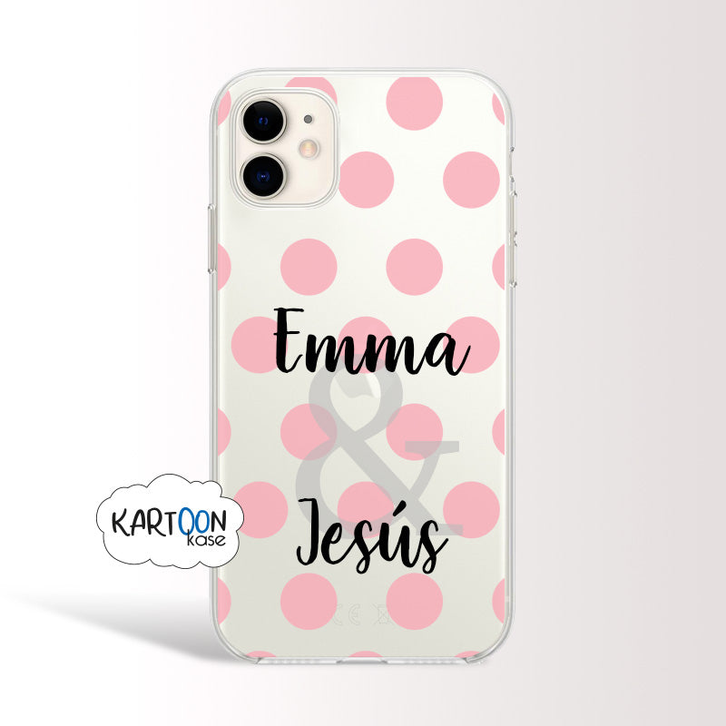 Funda Personalizada Lunares Nombres