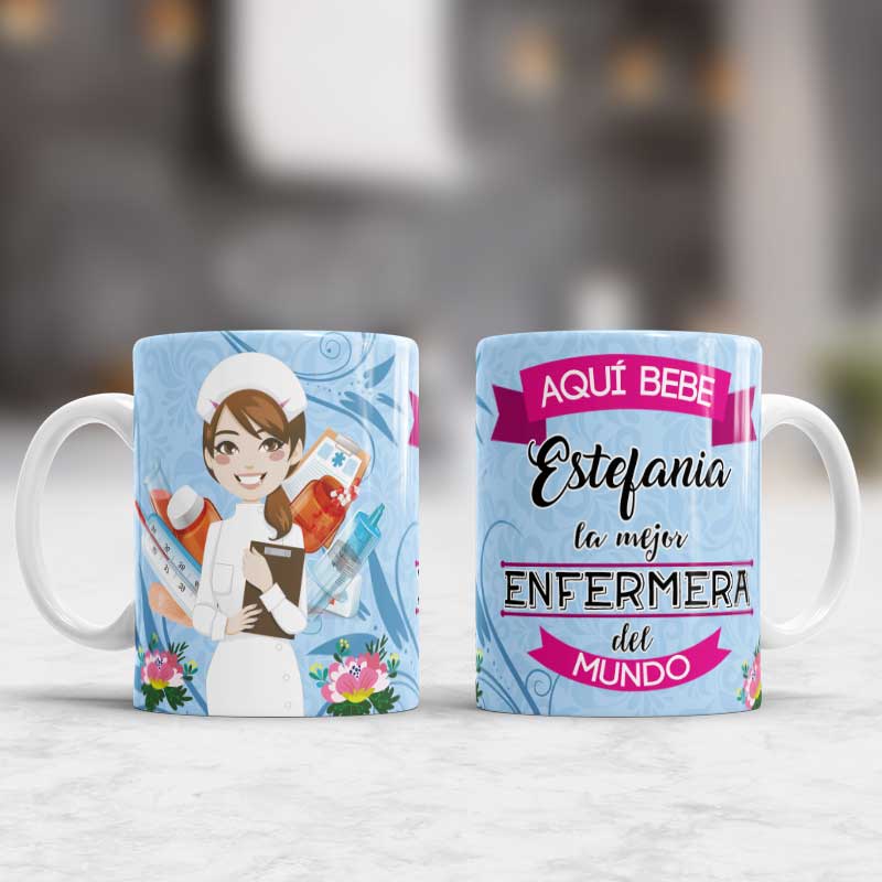 Caneca Enfermeira Profissões Completas