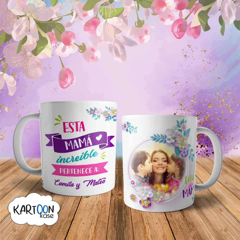 Taza Esta mamá pertenece a... Celebraciones