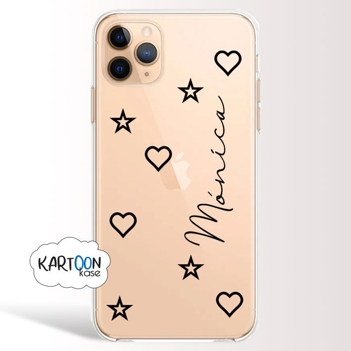 Funda Estrellas Corazon Personalizada