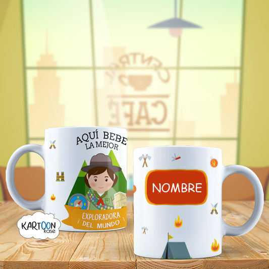 Taza Exploradora Profesiones