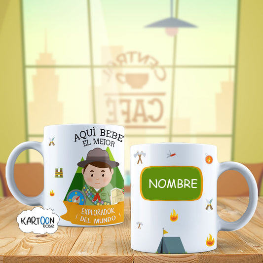 Taza Explorador Profesiones