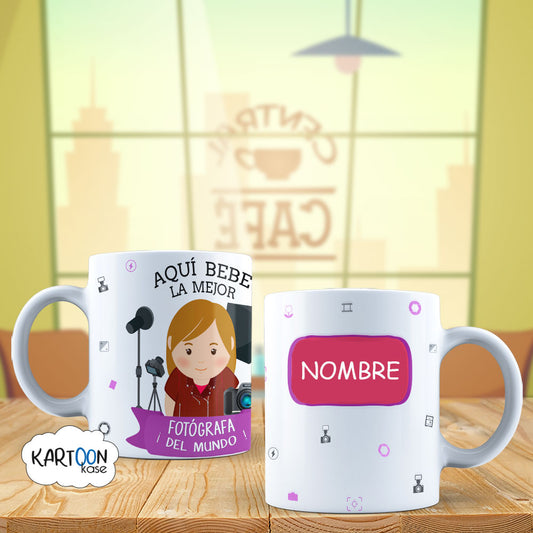 Fotógrafo de caneca Profissões