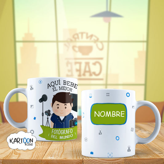 Fotógrafo de caneca Profissões