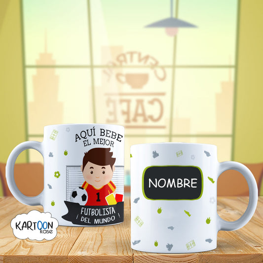 Taza Futbolista Hombre Profesiones