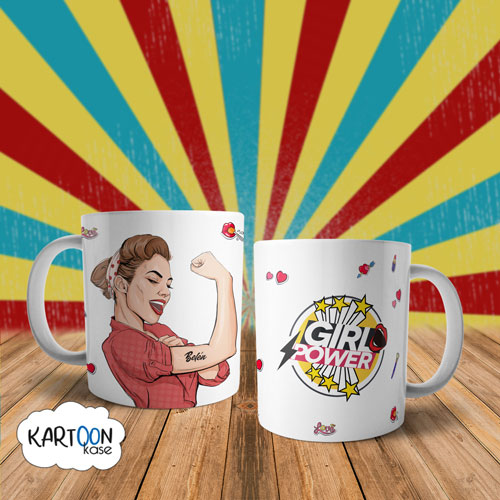 Taza Girl Power Puño