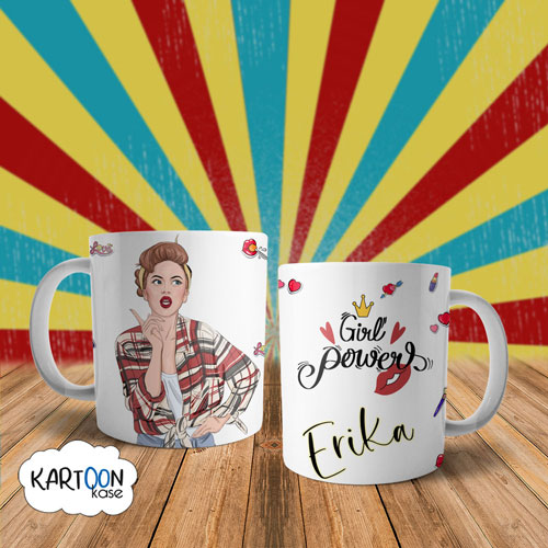 Taza Girl Power Camisa