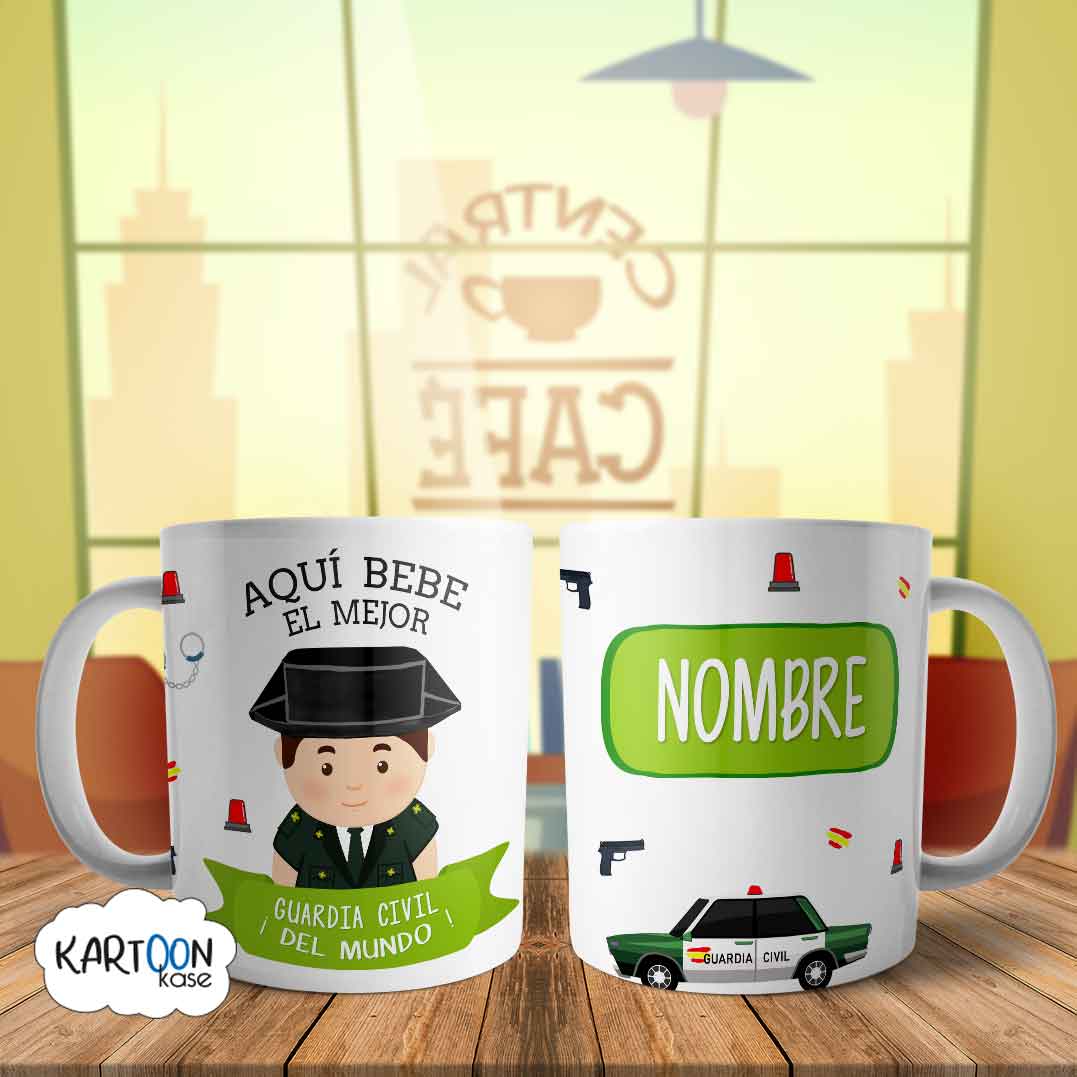 Taza Guardia Civil Hombre Profesiones