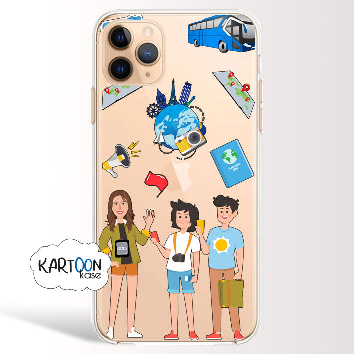 Funda Guia Turistico Mujer Profesiones