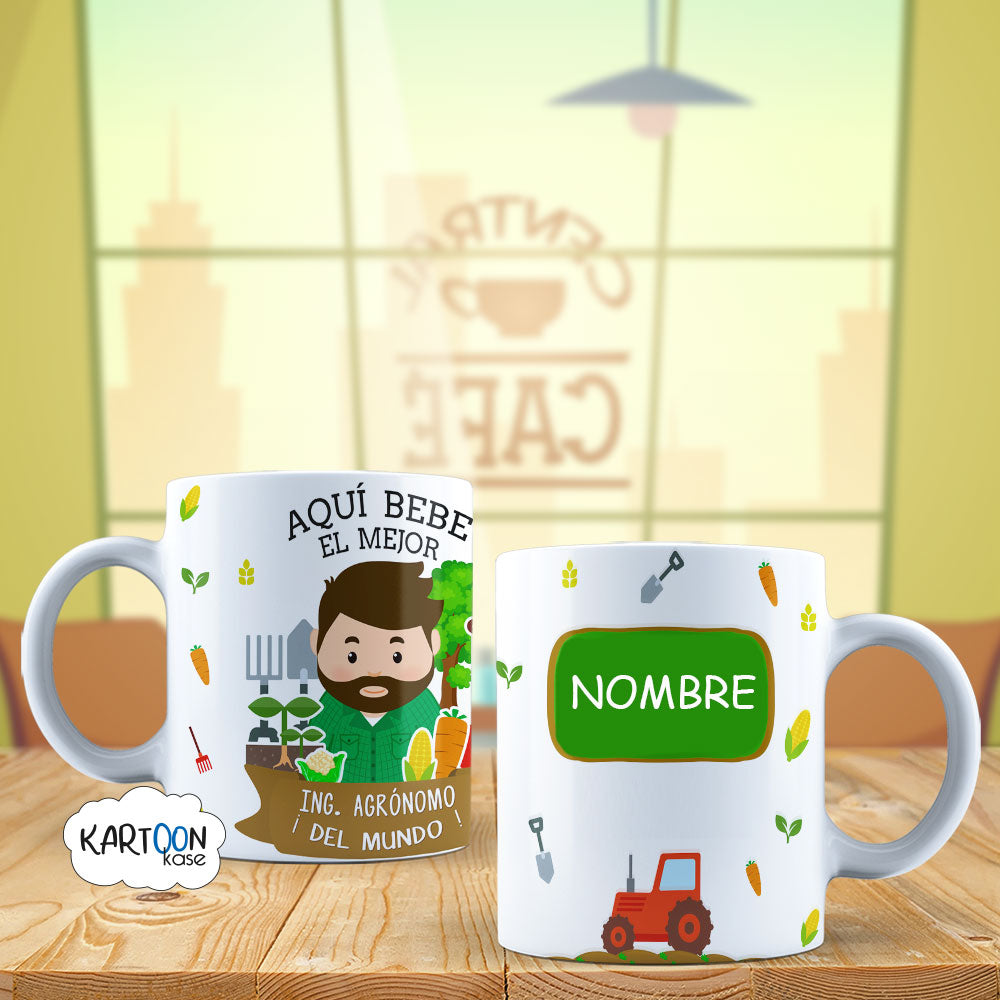 Caneca Profissões de Engenheiro Agrônomo