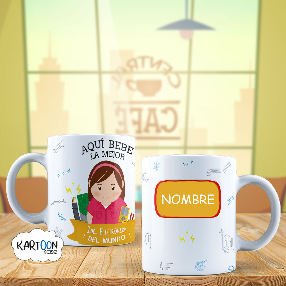 Caneca Profissões de Engenheiro Eletricista