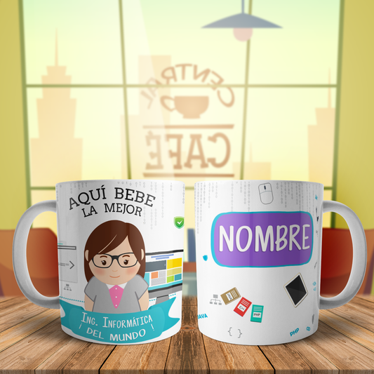 Taza Ingeniera Informatica Profesiones