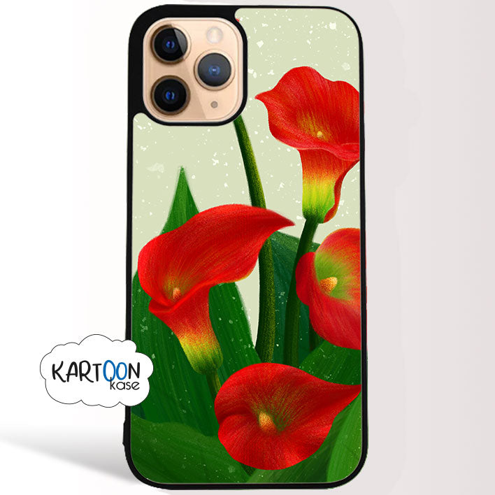 Funda Jarrones Rojos Floral