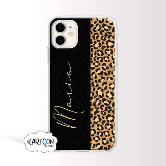 Funda Animal Print Leopardo Franja Personalizada