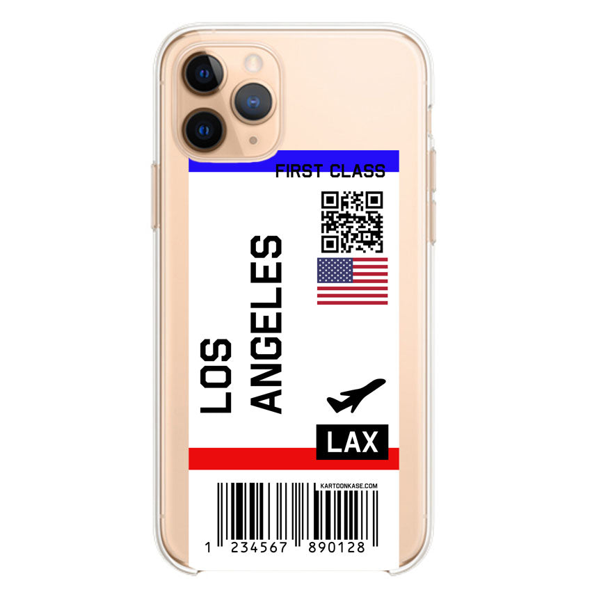 Capa do Cartão de Embarque de Los Angeles 