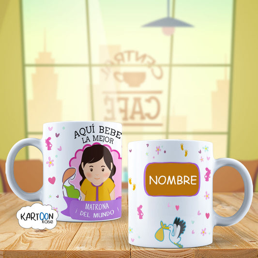 Taza Matrona Profesiones